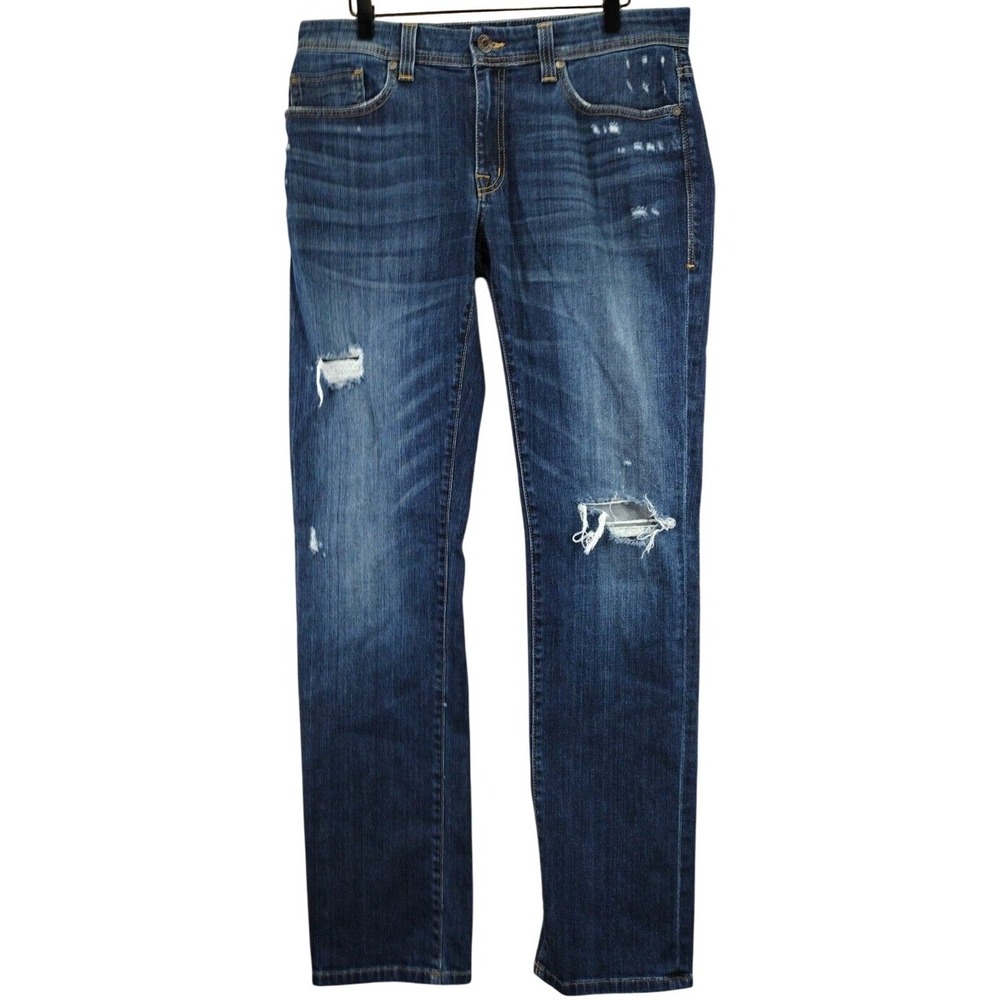 Fidelity Denim Jimmy Jeans Mens Size 32‎ Blue Soul Distressed Relaxed Fit